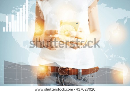Similar – Image, Stock Photo A short break | UT Dresden 18