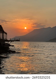 A visual feast in the evening in Kaş