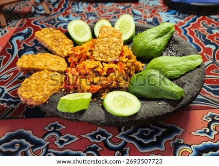 A visual feast of Tempe Penyet. The 