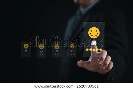 Visual representation of customer feedback on services via online platforms, showcasing satisfaction surveys, review impacts on business reputation, and quality assessments. Ideal for marketing insigh