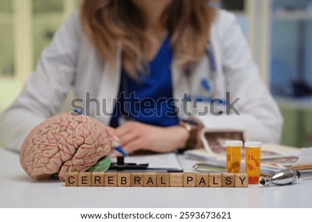 A visual representation highlighting the complexities of cerebral palsy, medical expertise, and treatment options