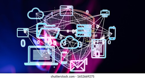 Visualization Projection of Data Transmission Through High Speed Internet
