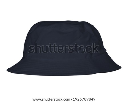 Visualize your design ideas easily with this Amazing Bucket Hat Mockup In Dark Sapphire Color, simple to apply for your amazing artwork.