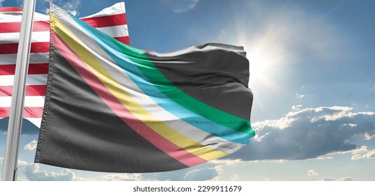 Visually Safe Disability Pride Flag
