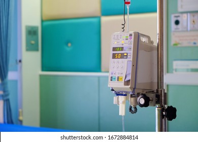 Vital Sign Machine Operating In A Patient Room