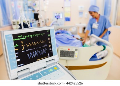 Vital Signs Monitor In Hospital