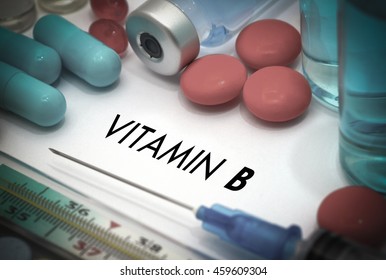 Vitamin B Treatment Prevention Disease Syringe Stock Photo 459609304 ...