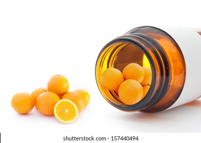 Vitamin C concept 