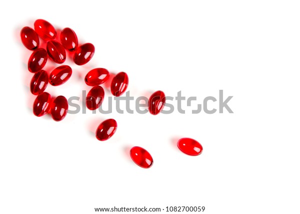 Vitamin E Capsules Red Color Vitamin Stock Photo Edit Now