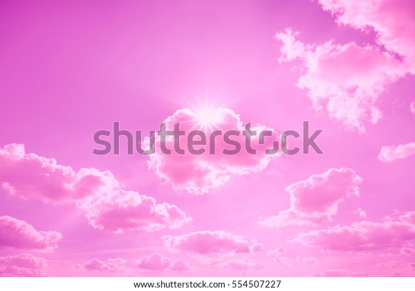 Vivid Pink Barbie Sky Sun Star Stock Photo 554507227 | Shutterstock