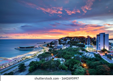 Vivid Sunset At Ela Beach, Port Moresby.