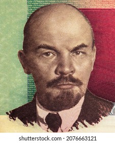 Vladimir Lenin, Retrato de Rusia 100 rublos 2021 Billetes. Billete de papel de recuerdo.