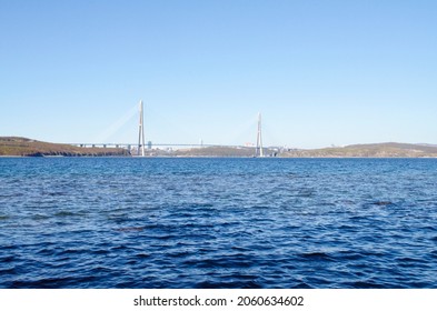 Vladivostok, View Of The Russky Bridge