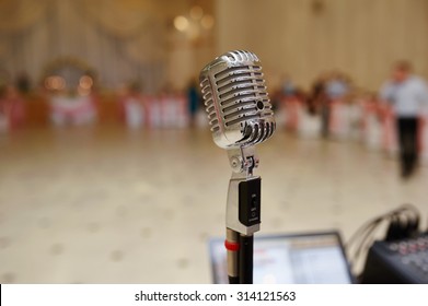 Vocal Microphone on Wedding Celebration