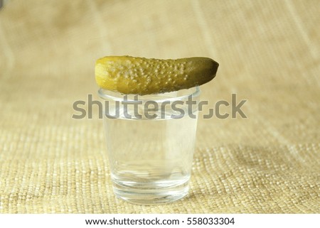 vodka with cucumber