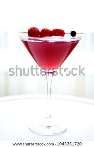 Vodka Raspberry martini