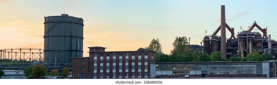 Voelklingen Steel Mill In The Evening Light