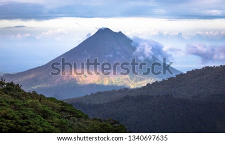 Similar – Image, Stock Photo Arenal Volcano Rises from Jungle