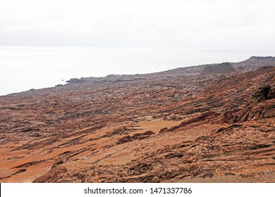 A Volcanic Barren Landscape, Galapagos, Ecuador