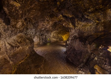 Volcanic Caves In Sao Vicente - Madeira Portugal - Travel Background