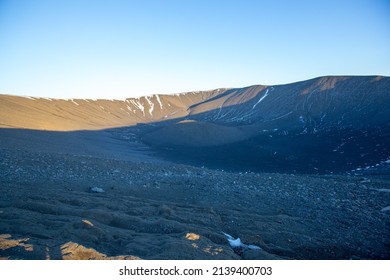 Volcanic Crater In Central Iceland