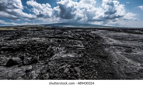 Volcanic Landscape Of Kona, Hawai'i