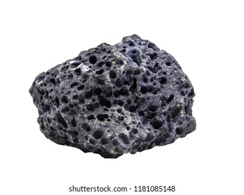 Volcanic Lava Rock, Isolated