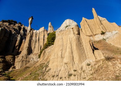 Volcanic rock patterns in the Kula district of Manisa