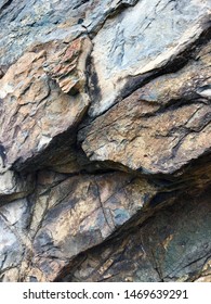 Volcanic Rock Texture Close Up. Natural Background.