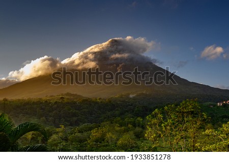 Similar – Image, Stock Photo Arenal Volcano Rises from Jungle