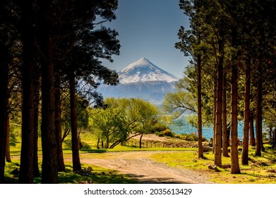 The Lanín Volcano, Neuquén, Argentina