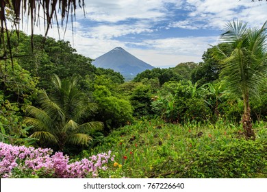 Volcano Concepcion On Ometepe Island In Nicaragua, Central America.