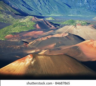 Volcano Haleakala On Maui, Hawaii