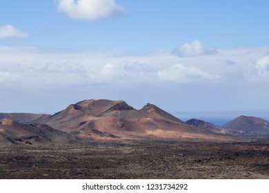 volcano in lanzarote - Shutterstock ID 1231734292