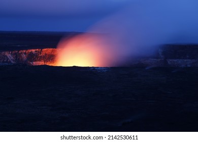 Volcano Light Red Hot Lava Flare