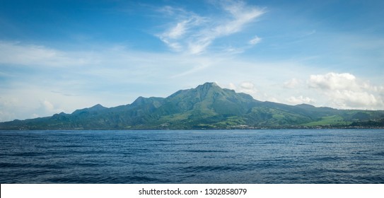 Volcano Mount Pelée On Martinique