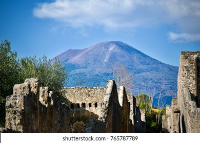 Volcano Mount Vesuvius Pompeii Naples Italy