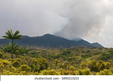 Volcano On Ambrym, Vanuatu Seen From Afar
