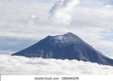 Volcano Popocatepetl erupt, trekking in Iztaccihuatl Popocatepetl National Park, Mexico - Powered by Shutterstock