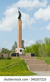 VOLGOGRAD - MAY 4: Monument To Chekists , Officers Of Counterintelligence, To Police Officers Who Died In Defense Of Stalingrad In 1942. May 4, 2014 In Volgograd, Russia.