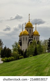 Volgograd, Russia - April 20, 2022: Cathedral Of All Saints