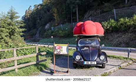 Volkswagen Icon Entrance Of Black Forest Museum In Germany Was Taken On 10th October 2021. 