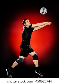 Volley Ball Player Man Isolated