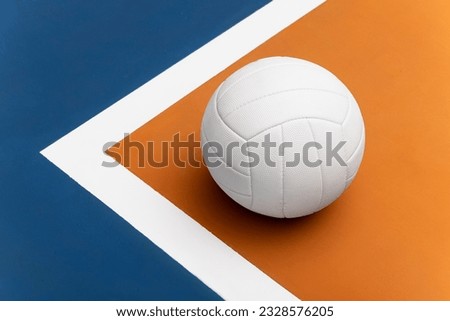 Volleyball Ball. volley ball. place for text, space for text, copy space, free space. Volleyball Ball Studio Shot. Volleyball sport concept background.