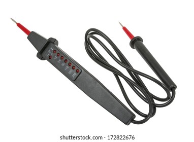 Voltage Tester On White Background