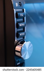 Volume controller with button for control equalizer and modes