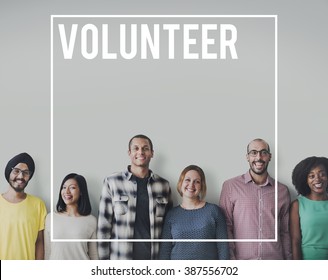 Volunteer Charity Helping Hands Give Concept Stock Photo 387556702 ...