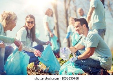 Volunteering Charity Cleaning People Ecology Concept Stock Photo ...