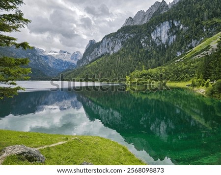 Similar – Foto Bild Schöner Gosausee und Dachsteingipfel, Österreich