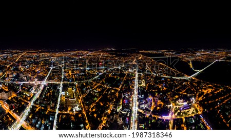 Similar – Image, Stock Photo glowing city #2 Toronto